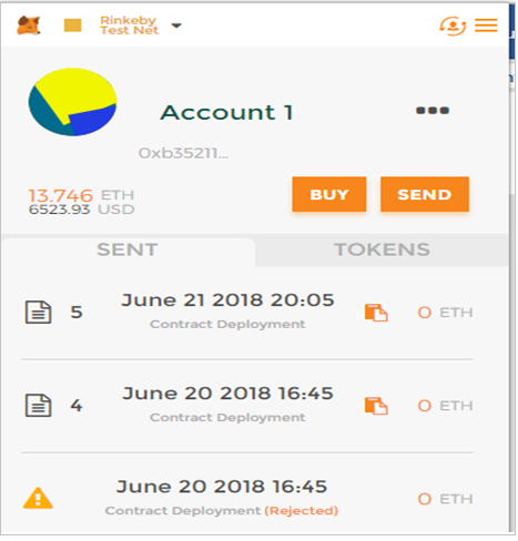 Metamask Account