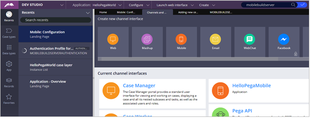 Channels Interfaces